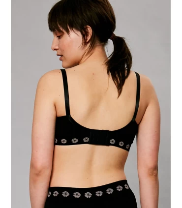 Sujetador FLEUR Confort mastectomía negro