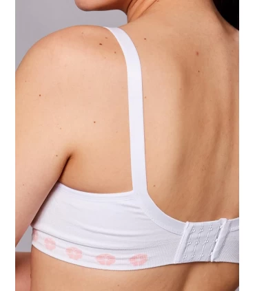 FLEUR sujetador confort bambú blanco