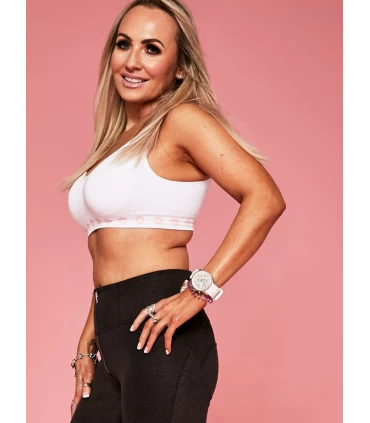 FLEUR sujetador confort bambú blanco