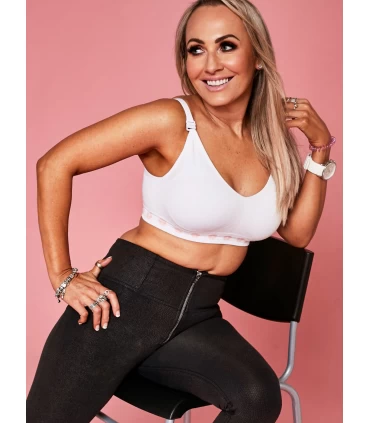 FLEUR sujetador confort bambú blanco