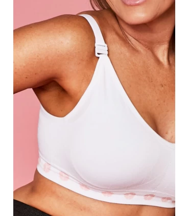 FLEUR sujetador confort bambú blanco