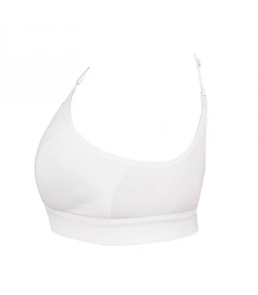 Sujetador postoperatorio Lourdes blanco lateral