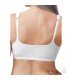 Sujetador FLEUR algodón sin aros blanco