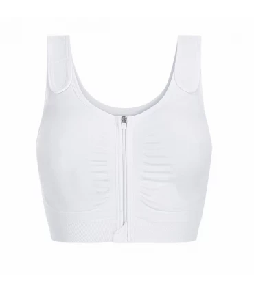 Sujetador LEYLA post quirúrgico algodón blanco
