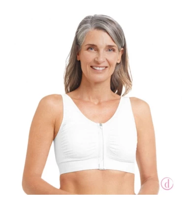 Sujetador EMILIA post mastectomía algodón blanco