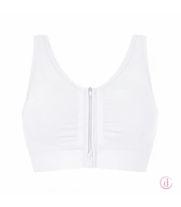 Sujetador EMILIA post mastectomía algodón blanco