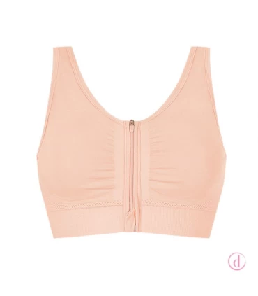 Sujetador EMILIA post mastectomía algodón rosa nude