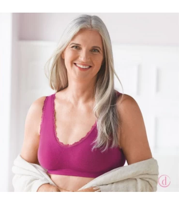 Sujetador para mastectomía de algodón Kitty Amoena