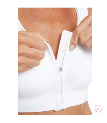 Sujetador PAMELA postoperatorio compresión alta blanco