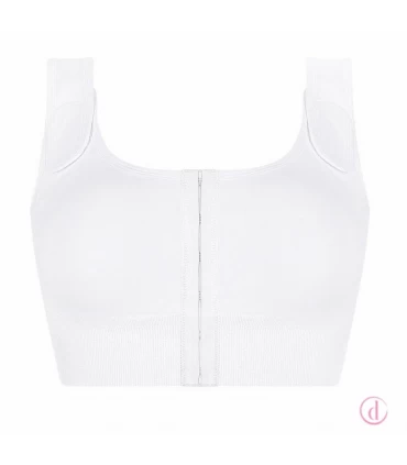 Sujetador SINA postoperatorio compresión media blanco