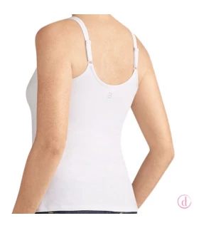 Amoena Valetta Top color blanco por detrás