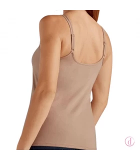 Amoena Valetta Top color nude por detrás
