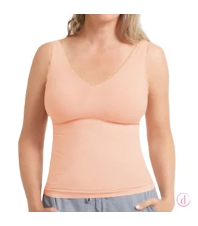 Amoena Kitty Top Algodón mastectomía