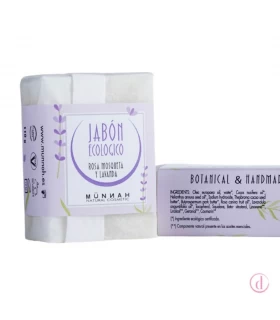 Munnah Jabón Natural hidratante Rosa Mosqueta y Lavanda