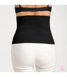 Vendaje Abdominal faja reconstrucción mama negro