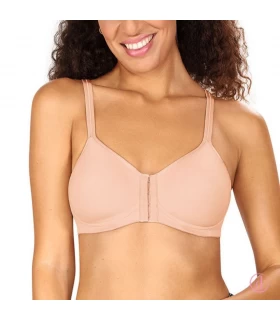 Amoena Sujetador MARA cierre frontal preformado Rosa Nude