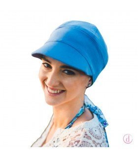 Gorra oncológica CAPRI azulón