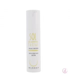 Crema solar facial ecológica y natural pieles sensibles y oncología