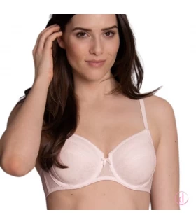 Sujetador mastectomía FLEUR con aros rosa