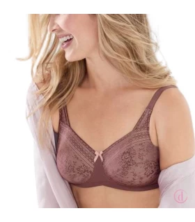 Sujetador mastectomía FLEUR berry