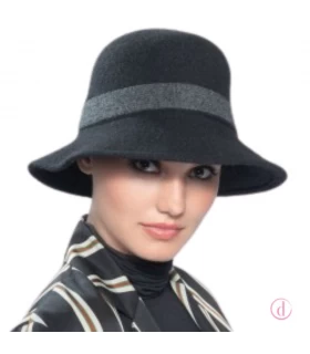 Ellen Wille Gorro sombrero oncológico Tamina negro