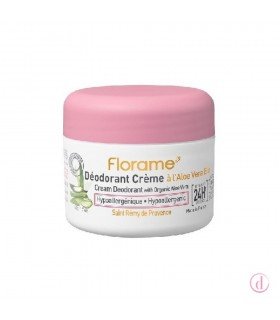 Florame Desodorante hipoalergénico en crema natural sin aluminio tolerance