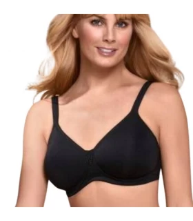 Sujetador LARA preformado negro mastectomía