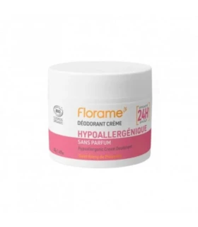 Florame Desodorante hipoalergénico en crema natural sin aluminio tolerance