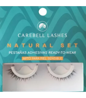 Pestañas adhesivas sin pegamento para piel sensible, reutilizables.