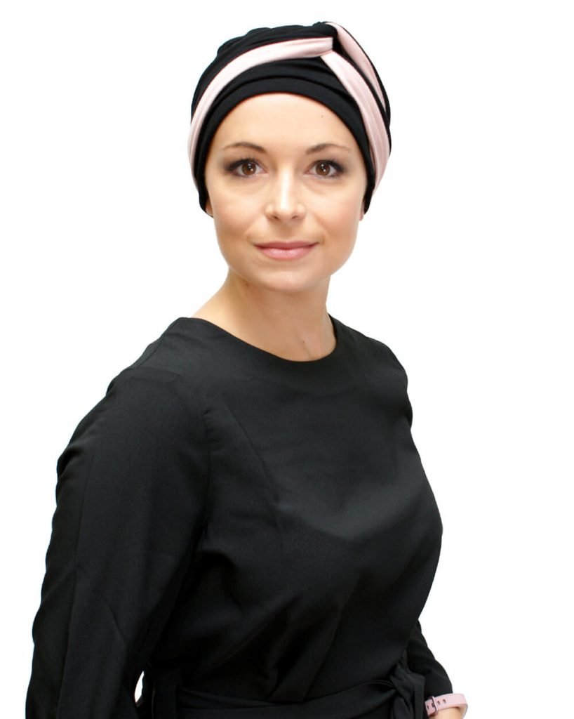 Gorro oncológico Kimmy Infinity con banda para quimioterapia