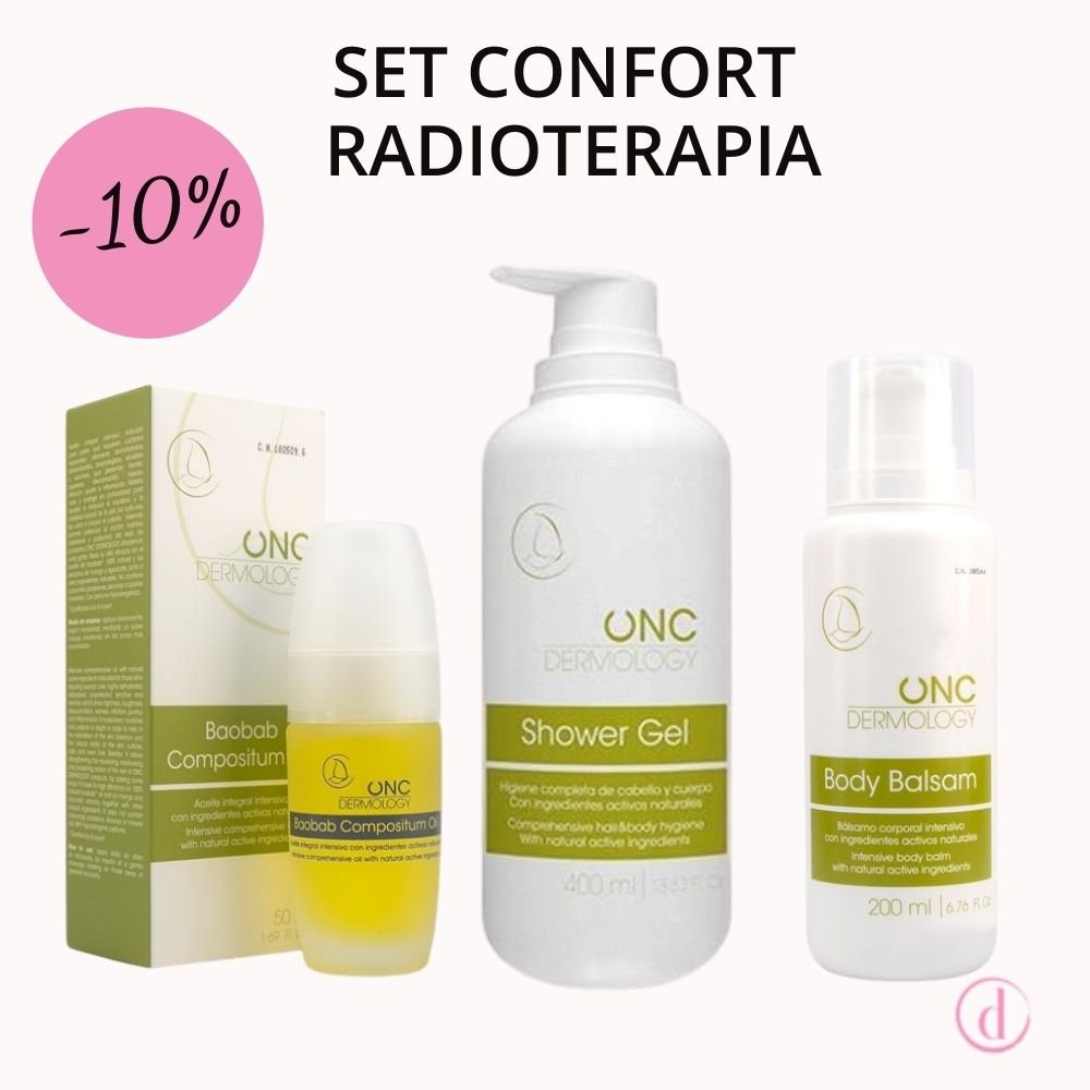 Set básico para cuidado de la piel durante la quimioterapia