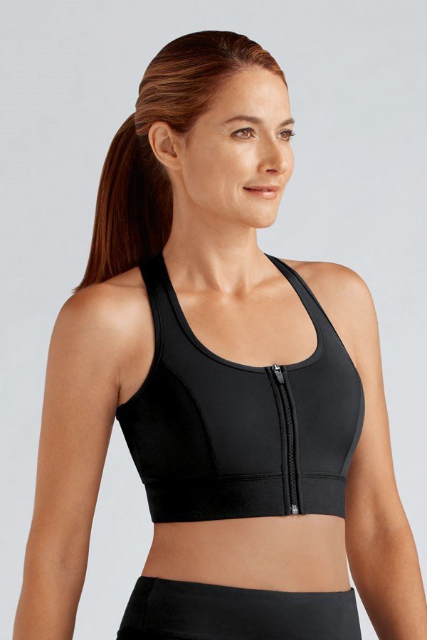 Sujetador deportivo para mastectomía Amoena Zipper